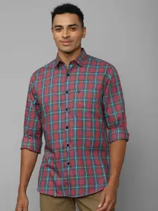Allen Solly Slim Fit Checked Pure Cotton Casual Shirt