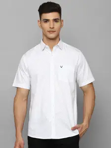 Allen Solly Micro Ditsy Printed Slim Fit Pure Cotton Casual Shirt