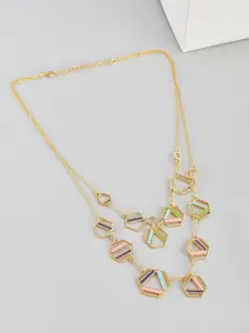 Voylla Brass Gold-Plated Necklace