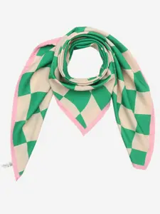 Beau Design Women Checked Scarf