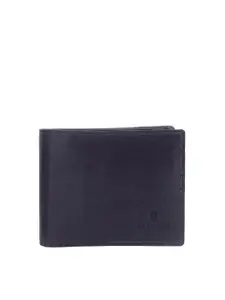 Roadster Black Men Leather Two Fold Wallet