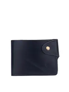 The Roadster Lifestyle Co. Men Blue Leather Two Fold Wallet