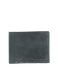 Mast & Harbour Men Green Leather Two Fold Wallet