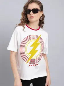 Free Authority Flash Printed High Quality Cotton T-Shirt