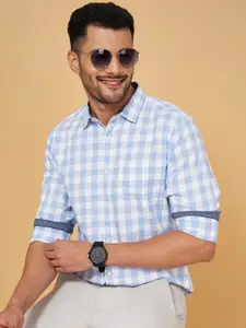 BYFORD by Pantaloons Gingham Checked Cotton Casual Shirt
