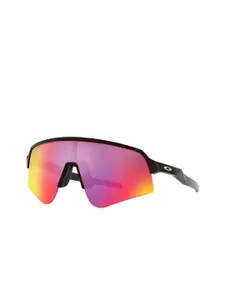 OAKLEY Men Rimless Shield Sunglasses With UV Protected Lens 888392530530