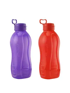 SOPL-OLIVEWARE Purple & Red 2 Pieces Water Bottles 2 L