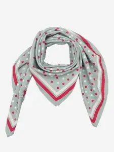 Beau Design Polka Dot Printed Scarf