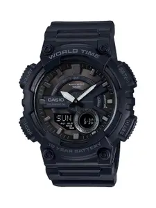 CASIO Youth Series Men Black Dial Analog-Digital Watch AEQ-110W-1BVDF - AD218