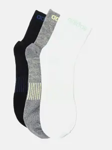 ADIDAS Men Pack Of 3 Above Ankle-Length Socks