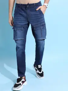 HIGHLANDER Men High Rise Ramie Fit Stretchable Jeans