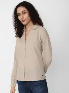 Van Heusen Woman Linen Formal Shirt
