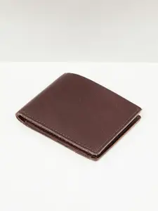 max Men Leather Two Fold Wallet