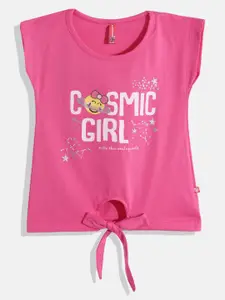 GAME BEGINS By Eteenz Girls Premium Cotton Typography Printed Top