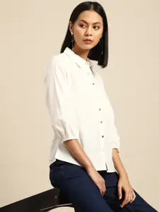 all about you Pure Cotton Shirt Style Top