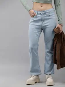 The Roadster Life Co. Women Bootcut Mid-Rise Stretchable Jeans