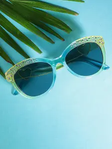 PASSION PETALS Girls Polarised & UV Protected Lens Cateye Sunglasses 11-12yellowsunglasses
