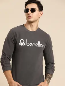 United Colors of Benetton Brand Printed Pure Cotton Sweatshirt