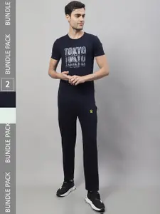 VIMAL JONNEY Pack of 2 Printed Sports T-shirt & Track pants