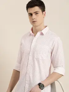 INVICTUS Slim Fit Printed Pure Cotton Casual Shirt