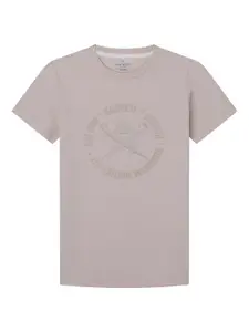 HACKETT LONDON Boys Typography Printed Slim Fit Cotton T-Shirt