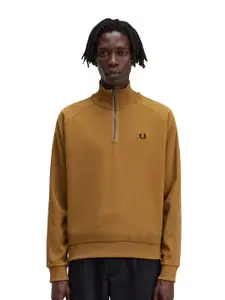 Fred Perry Mock Collar Cotton Pullover