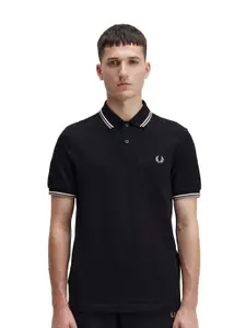 Fred Perry Polo Collar Cotton T-Shirt