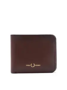 Fred Perry Leather Two Fold Wallet