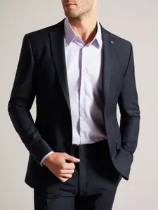 Ted Baker Textured Single-Breasted Formal Blazer