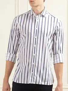 HACKETT LONDON Striped Cotton Casual Shirt