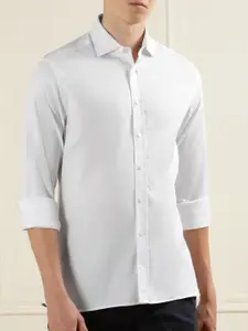 HACKETT LONDON Spread Collar Cotton Casual Shirt