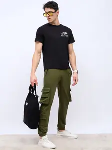 Styli Men Slim Fit Pure Cotton Cargo Jogger