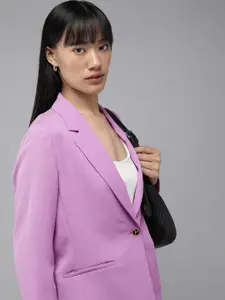 Van Heusen Woman Women Regular Fit Single-Breasted Formal Blazer