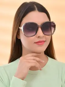 ROYAL SON Women Oversized Sunglasses With UV Protected Lens