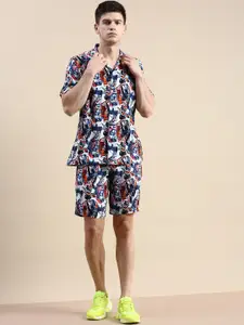SHOWOFF Printed Shirt With Shorts