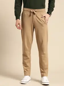 United Colors of Benetton Men Solid Pure Cotton Track Pants