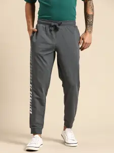 United Colors of Benetton Brand Logo Printed Pure Cotton Joggers