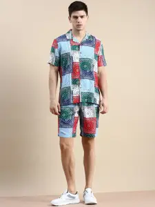 SHOWOFF Printed Shirt With Shorts