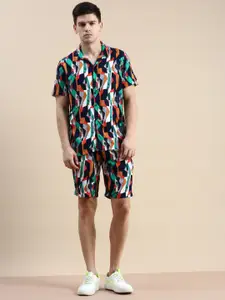 SHOWOFF Printed Shirt With Shorts