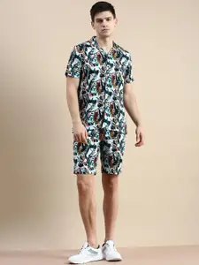 SHOWOFF Printed Shirt With Shorts