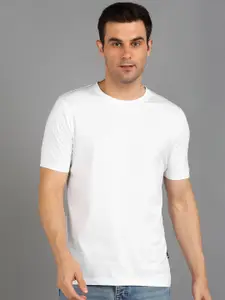 KAEZRI Round Neck Casual Cotton T-shirt