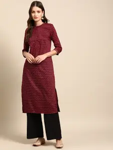 Anouk Chevron Patterned Gotta Patti Kurta