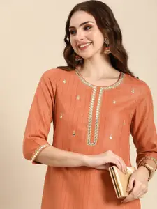 Anouk Yoke Design Zari Work Kurta