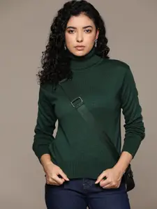 The Roadster Lifestyle Co. Turtle Neck Acrylic Pullover