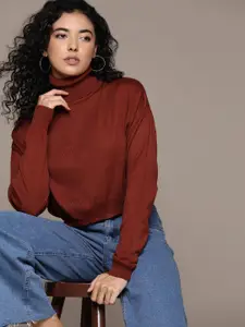 The Roadster Lifestyle Co. Turtle Neck Acrylic Pullover