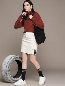 The Roadster Lifestyle Co. Full-Sleeves High-Neck Pullover