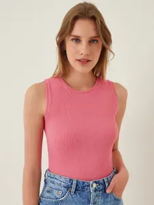Happiness istanbul Sleeveless Cotton Fitted Top