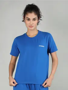 CHKOKKO Round Neck Relaxed Fit T-shirt