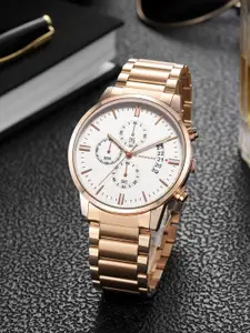 GIORDANO Men Dial & Stainless Steel Straps Analogue Water Resistant Watch GZ-50055-22A