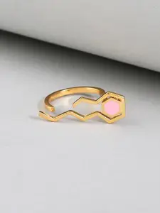 Voylla Gold-Plated Adjustable FingerRing